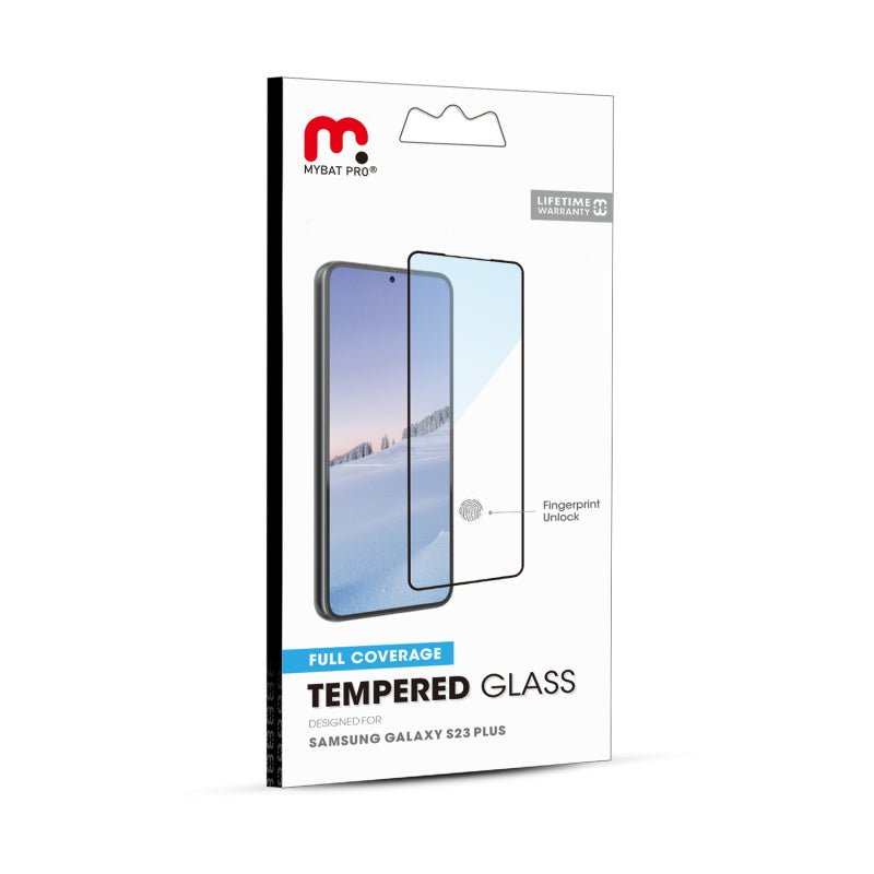 MyBat Pro Full Coverage Tempered Glass Screen Protector for Samsung Galaxy S23 PlusMyBat Pro