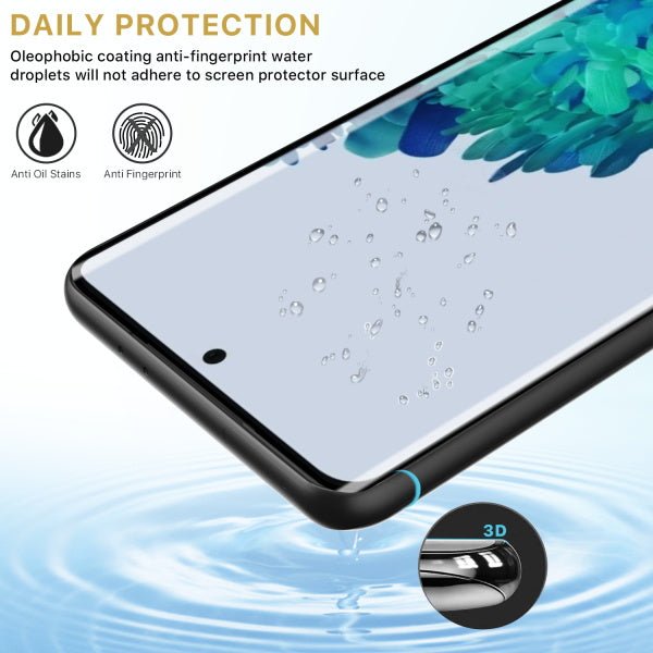 MyBat Pro Full Coverage Tempered Glass Screen Protector w/ Fingerprint Unlock for Samsung Galaxy S21 - Clear
