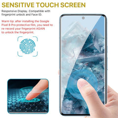 MyBat Pro Full Curve Coverage Tempered Glass Screen Protector for Google Pixel 8 Pro - BlackGoogle Pixel 8