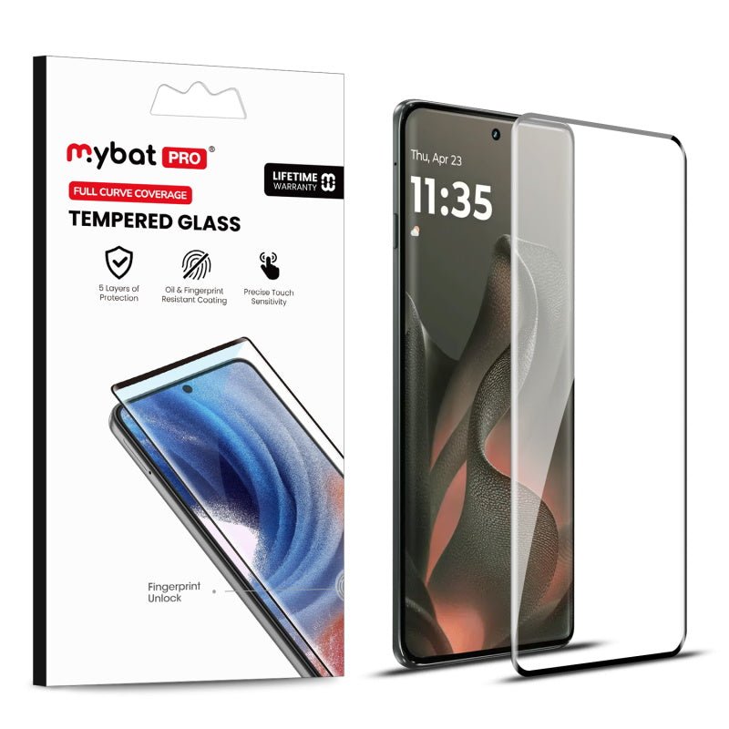 MyBat Pro Full Curve Coverage Tempered Glass Screen Protector for Motorola Edge (2025)MyBat Pro
