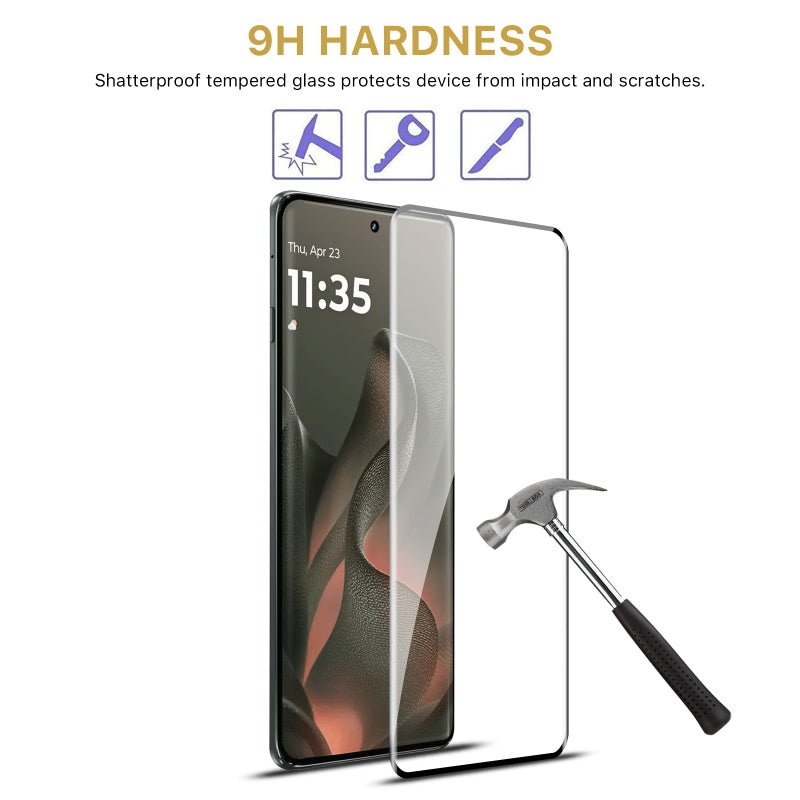 MyBat Pro Full Curve Coverage Tempered Glass Screen Protector for Motorola Edge (2025)MyBat Pro