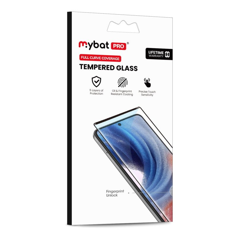 MyBat Pro Full Curve Coverage Tempered Glass Screen Protector for Motorola Edge (2025)MyBat Pro