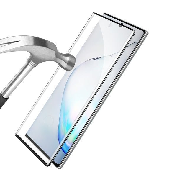 MyBat Pro Full Curve Coverage Tempered Glass Screen Protector for Samsung Galaxy Note 10 (6.3) - Clear