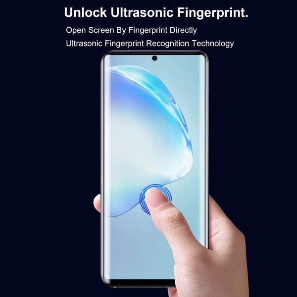 MyBat Pro Full Curve Coverage Tempered Glass Screen Protector for Samsung Galaxy S20 Plus 5G / S20 Plus (6.7) - Clear