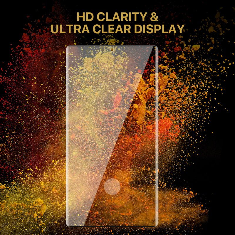 MyBat Pro Full Curve Coverage Tempered Glass Screen Protector for Samsung Galaxy S22 Ultra - Clear