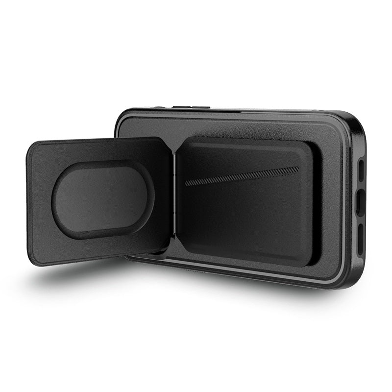 MyBat Pro Fuse Series Case Bundle + MagStash Wallet Folio for Apple iPhone 14 Pro Max (6.7)