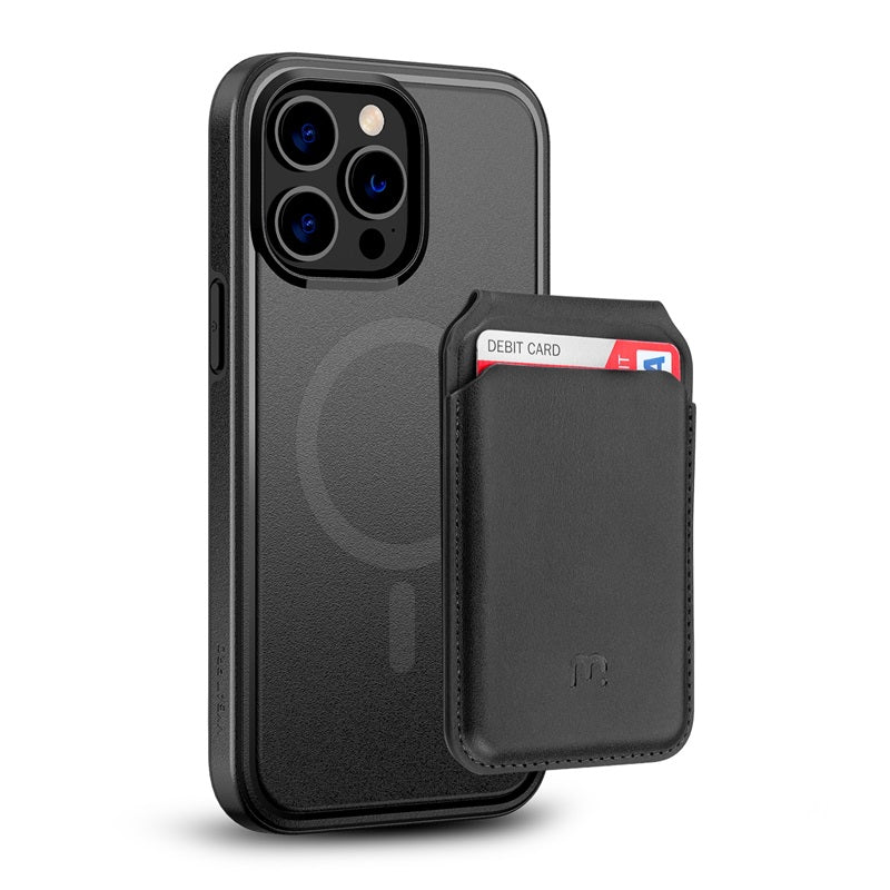 MyBat Pro Fuse Series Case Bundle + MagStash Wallet Folio for Apple iPhone 14 Pro Max (6.7)