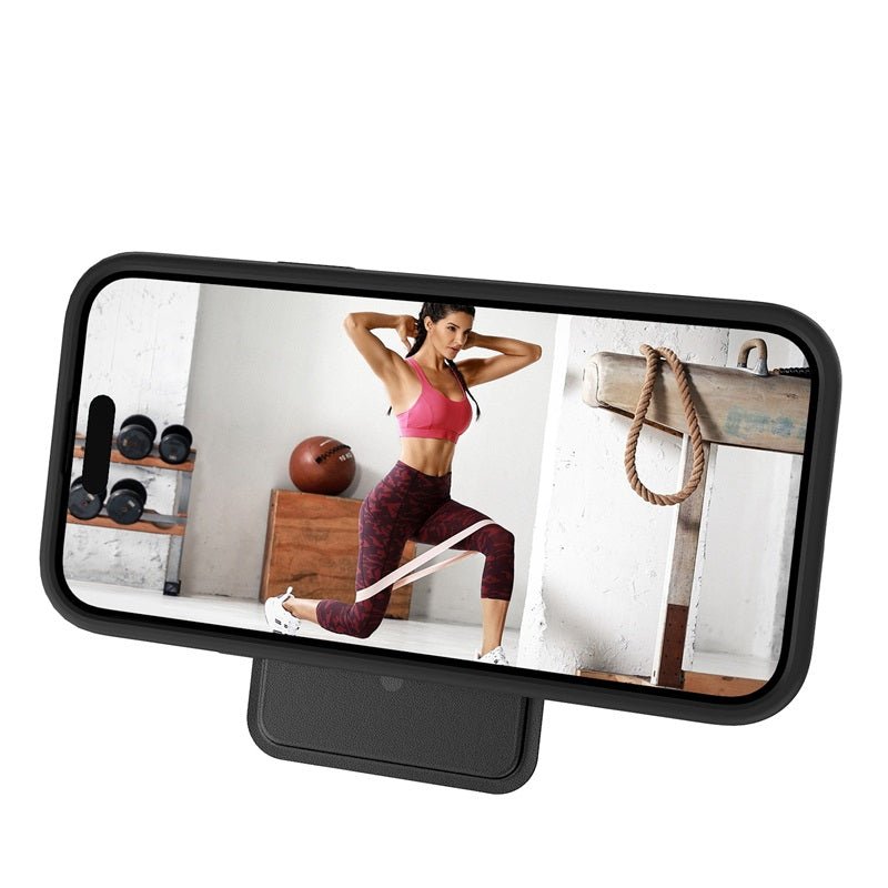 MyBat Pro Fuse Series Case Bundle + MagStash Wallet Folio for Apple iPhone 15 Plus (6.7)