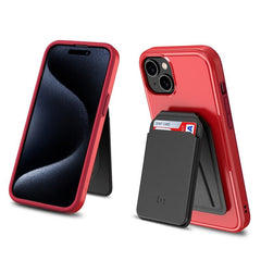 MyBat Pro Fuse Series Case Bundle + MagStash Wallet Folio for Apple iPhone 15 Plus (6.7)iPhone 15 Plus