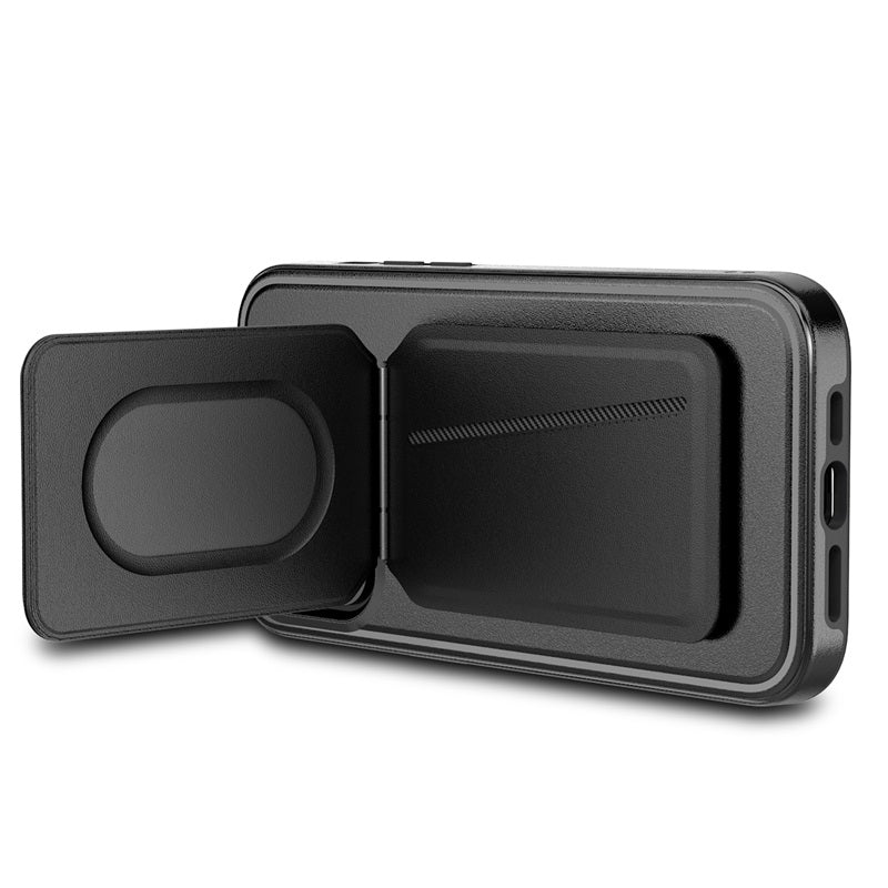 MyBat Pro Fuse Series Case Bundle + MagStash Wallet Folio for Apple iPhone 15 Pro (6.1)