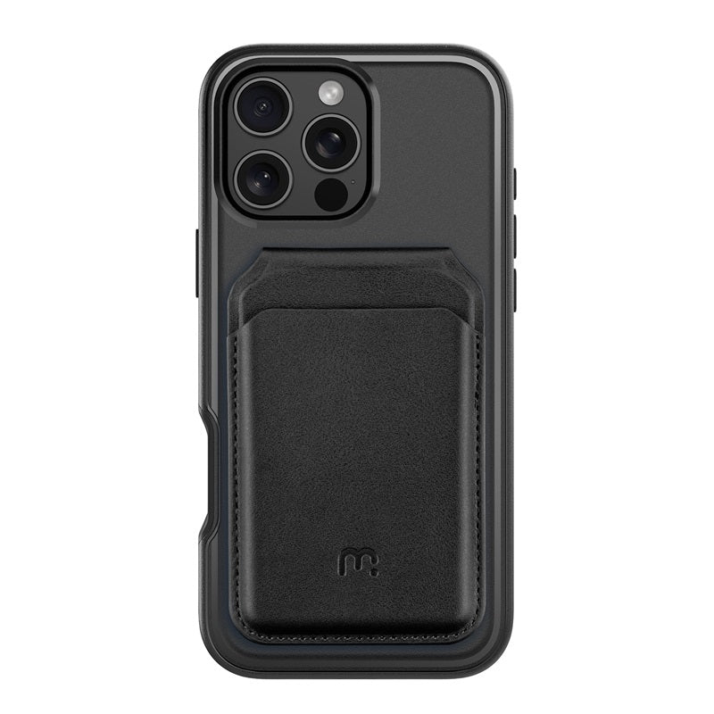 MyBat Pro Fuse Series Case Bundle + MagStash Wallet Folio for Apple iPhone 16 Pro Max