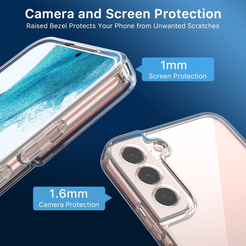 MyBat Pro Gummy Clear Case for Samsung Galaxy S22 Plus - Transparent