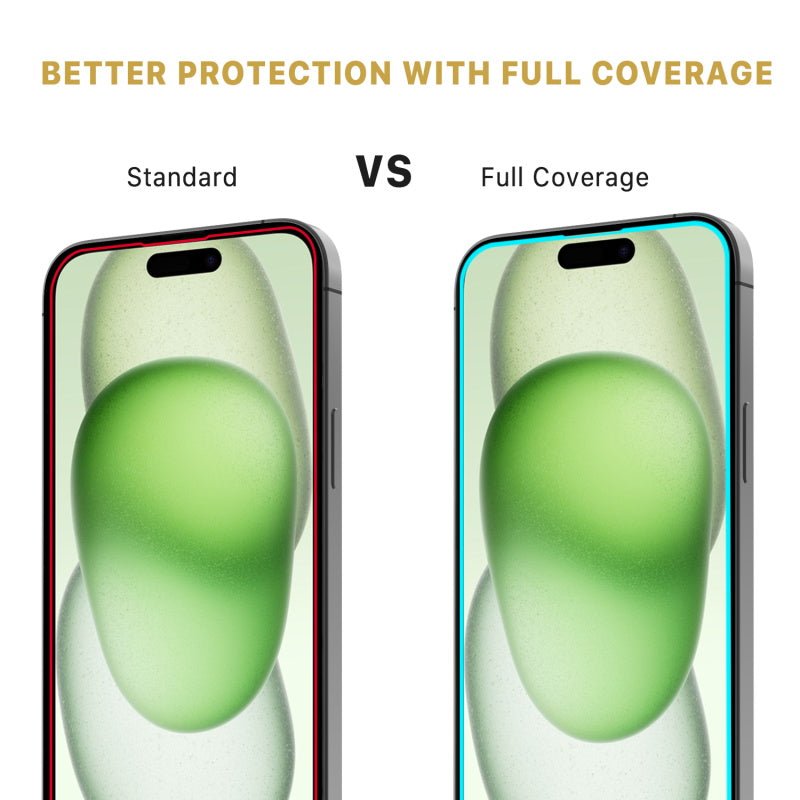 MyBat Pro LightArmor Tempered Glass Screen Protector for Apple iPhone 15 Plus (6.7) - BlackiPhone 15 Plus