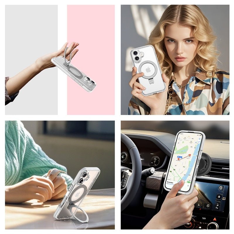 MyBat Pro Lure Series Case w/ MagSafe Kickstand Ring for Apple iPhone 16iPhone 16