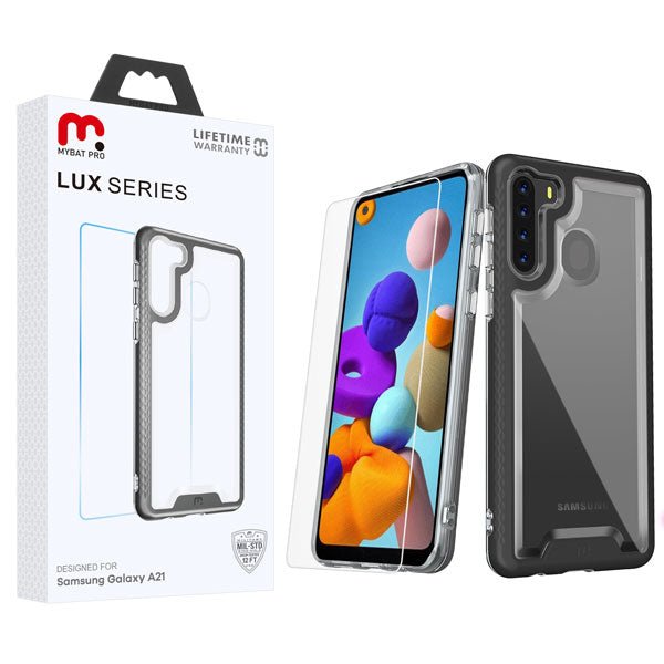 MyBat Pro Lux Series Case for Samsung Galaxy A21 - Black