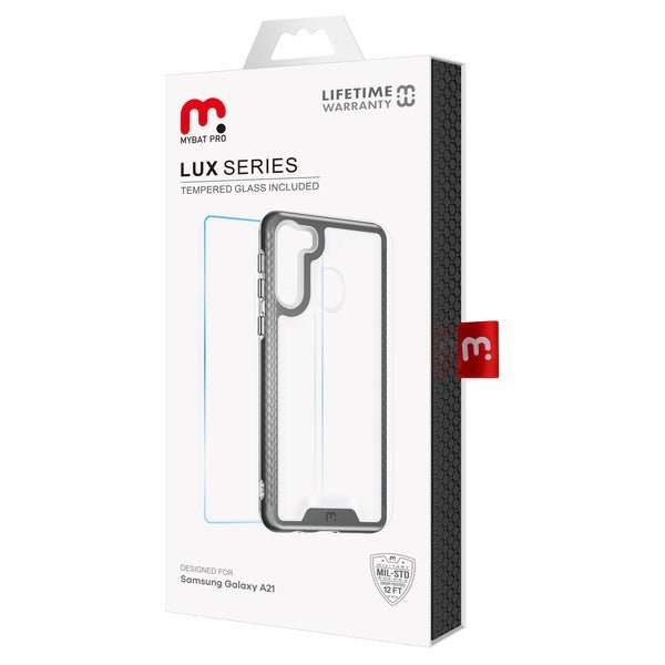 MyBat Pro Lux Series Case for Samsung Galaxy A21 - Black