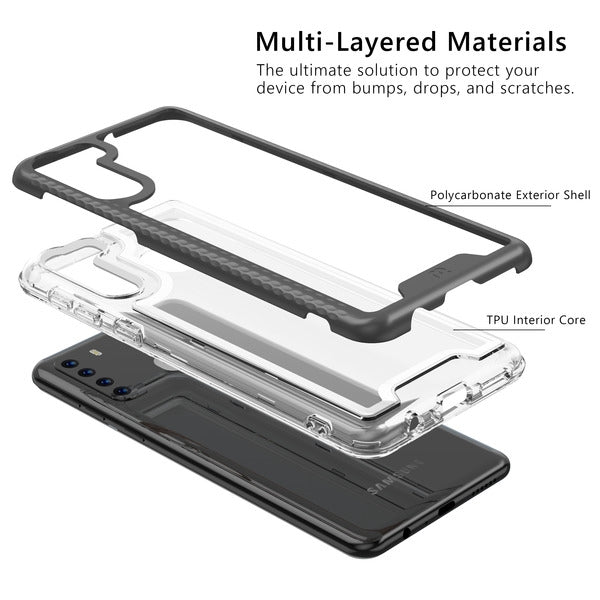 MyBat Pro Lux Series Case for Samsung Galaxy A21 - Black