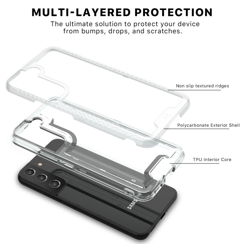 MyBat Pro Lux Series Case for Samsung Galaxy S22 - Clear