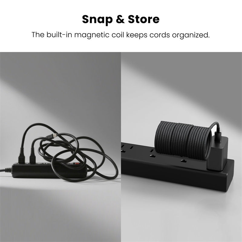 MyBat Pro MagCoil USB - C to USB - C Braided Magnetic Cable - 6FTMyBat Pro