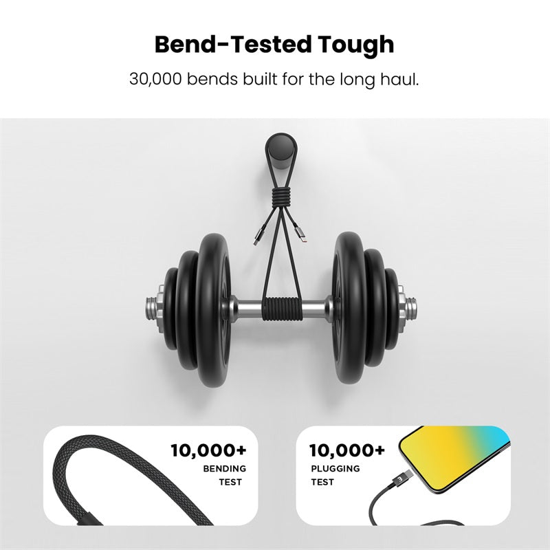 MyBat Pro MagCoil USB - C to USB - C Braided Magnetic Cable - 6FTMyBat Pro