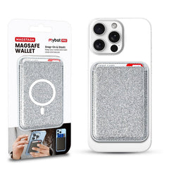 MyBat Pro MagStash MagSafe Wallet for iphones – Silver ShimmerMyBat Pro