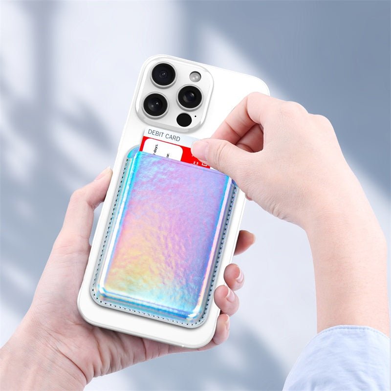 MyBat Pro MagStash MagSafe Wallet for iphones – Silver ShimmerMyBat Pro