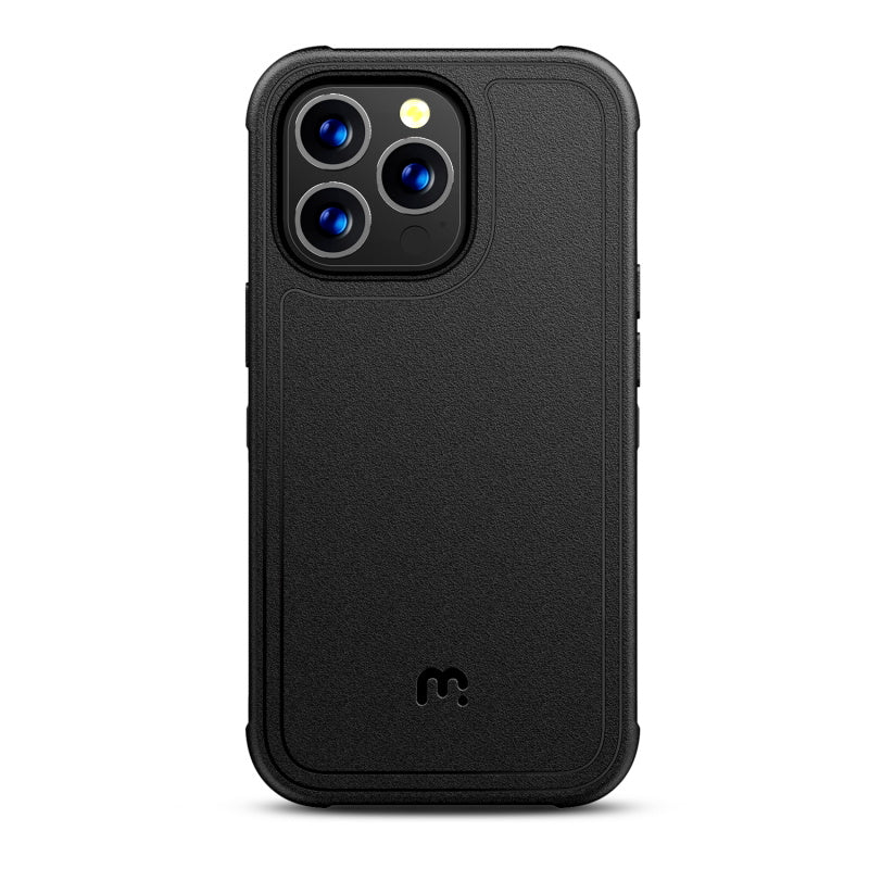 MyBat Pro Maverick Series Case w/ Holster and Tempered Glass for Apple iPhone 13 Pro (6.1)iPhone 13 Pro