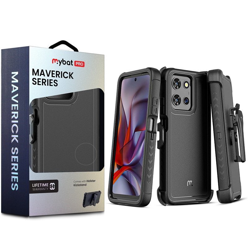 MyBat Pro Maverick Series Case w/ Holster for Motorola Moto G 5G (2026)/Moto G Play (2026) / Moto G 5G (2025)MyBat Pro