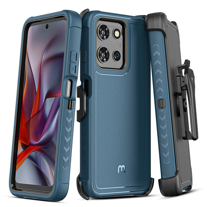 MyBat Pro Maverick Series Case with Holster for Motorola Moto G 5G (2026, 2025), Moto G Play (2026)