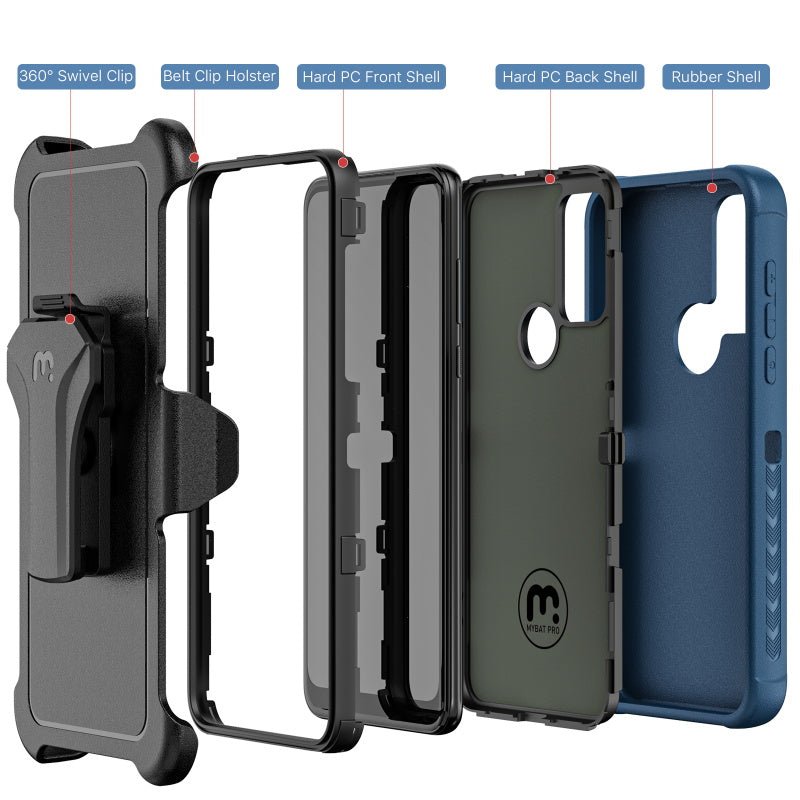 MyBat Pro Maverick Series Case w/ Holster for Motorola Moto G Play (2023)Moto G Play 2023