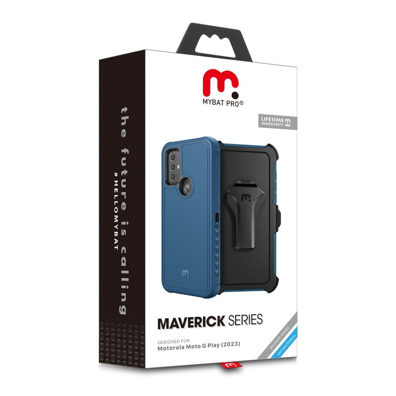 MyBat Pro Maverick Series Case w/ Holster for Motorola Moto G Play (2023)Moto G Play 2023
