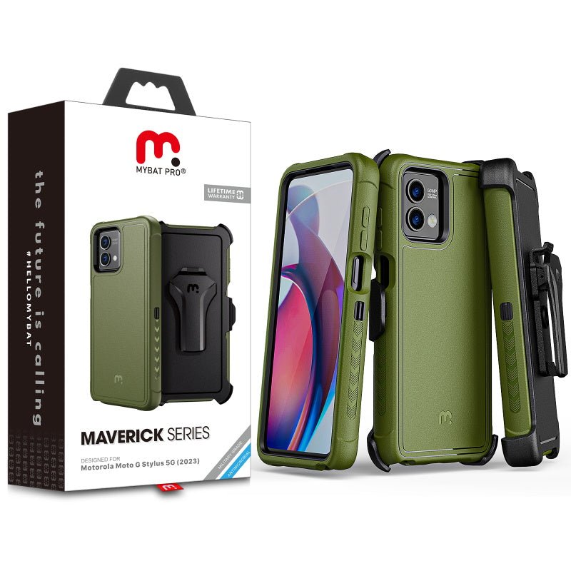 MyBat Pro Maverick Series Case w/ Holster for Motorola Moto G Stylus 5G (2023)Moto G Stylus 5G 2023