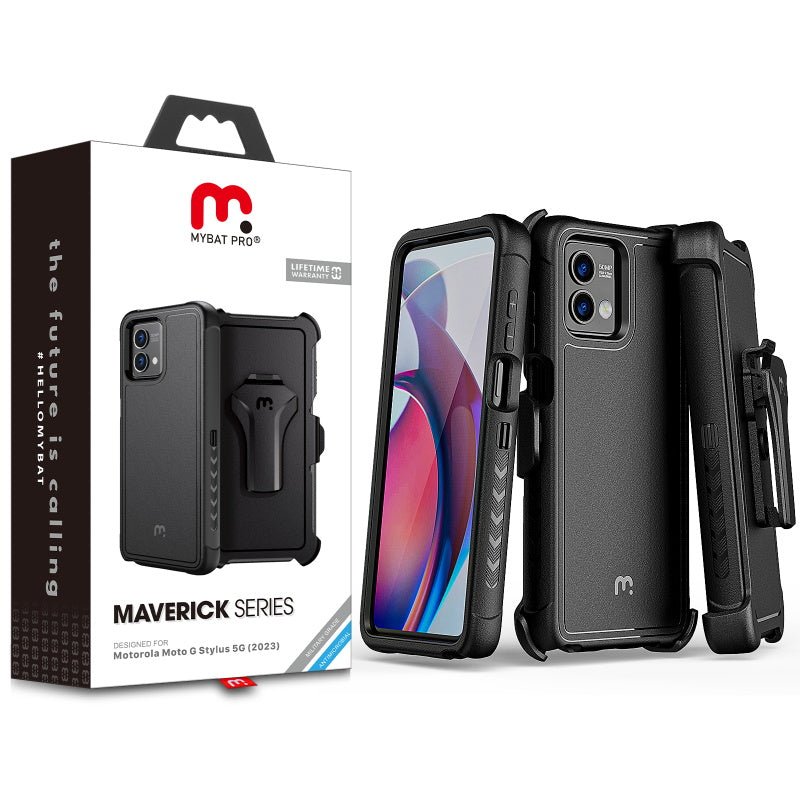 MyBat Pro Maverick Series Case w/ Holster for Motorola Moto G Stylus 5G (2023)Moto G Stylus 5G 2023