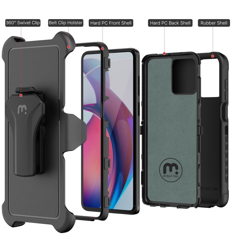 MyBat Pro Maverick Series Case w/ Holster for Motorola Moto G Stylus 5G (2023)Moto G Stylus 5G 2023