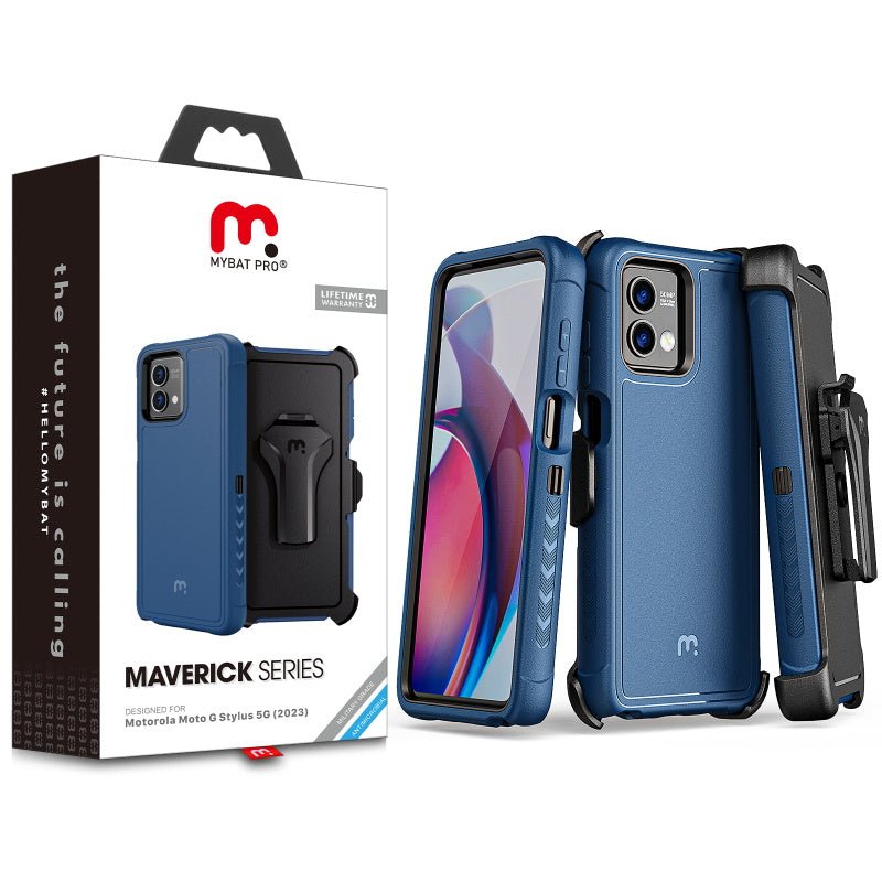 MyBat Pro Maverick Series Case w/ Holster for Motorola Moto G Stylus 5G (2023)Moto G Stylus 5G 2023