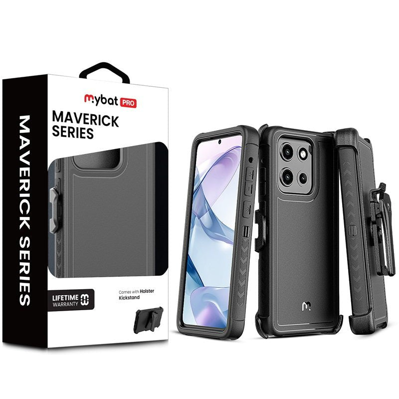 MyBat Pro Maverick Series Case w/ Holster for Motorola Moto G Stylus 5G (2025) - BlueMyBat Pro
