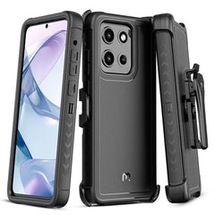 MyBat Pro Maverick Series Case w/ Holster for Motorola Moto G Stylus 5G (2026) / Moto G Stylus 5G (2025) - BlueMybat Pro