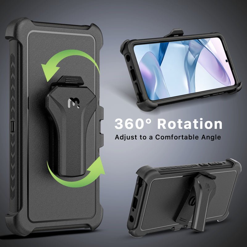 MyBat Pro Maverick Series Case w/ Holster for Motorola Moto G Stylus 5G (2026) / Moto G Stylus 5G (2025) - BlueMybat Pro