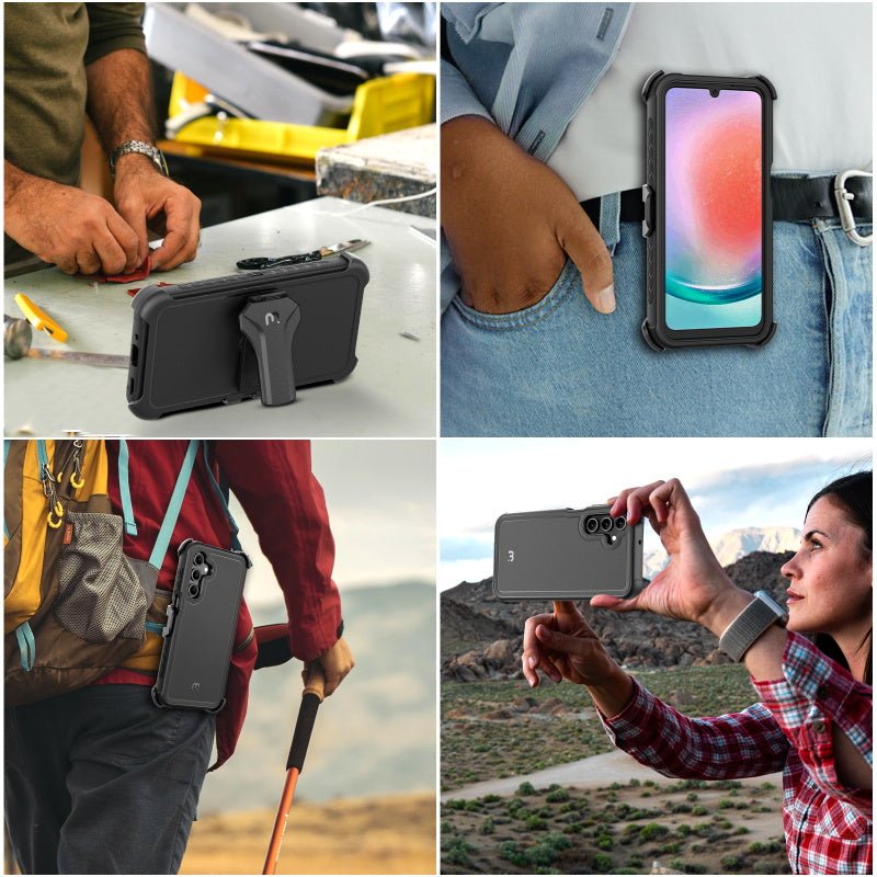 MyBat Pro Maverick Series Case w/ Holster for Samsung Galaxy A16 5G - Blue