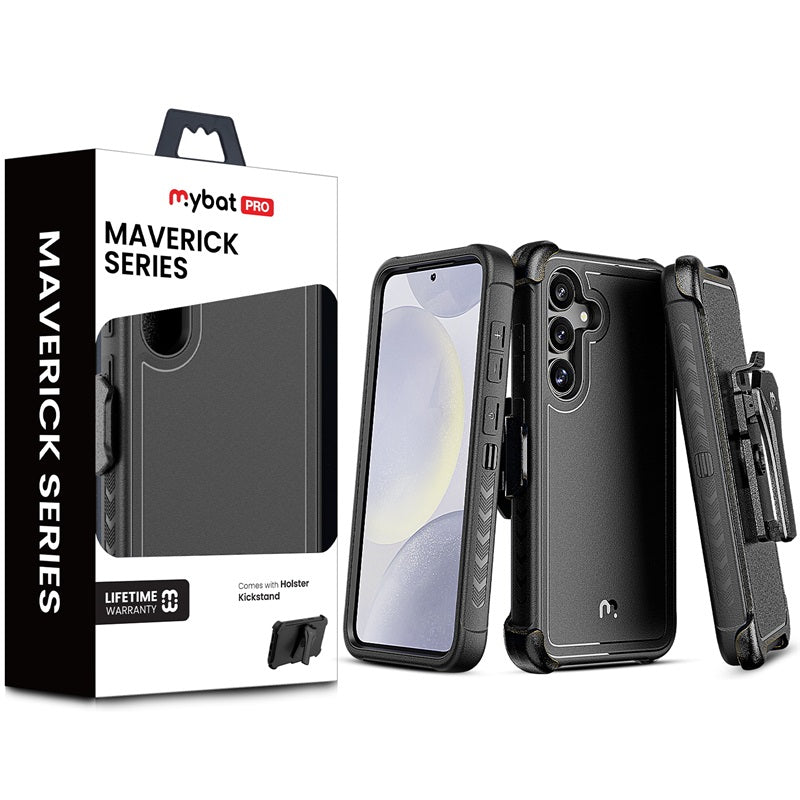 MyBat Pro Maverick Series Case w/ Holster for Samsung Galaxy S25 Plus - Army Green