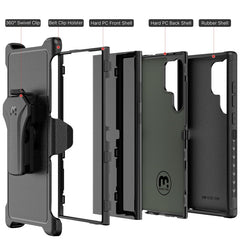 MyBat Pro Maverick Series Case with Holster for Samsung Galaxy S23 UltraMyBat Pro
