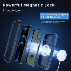 MyBat Pro Maverick Series MagSafe Case w/ Holster and Tempered Glass for Apple iPhone 12 / 12 Pro (6.1)iPhone 12 / 12 Pro
