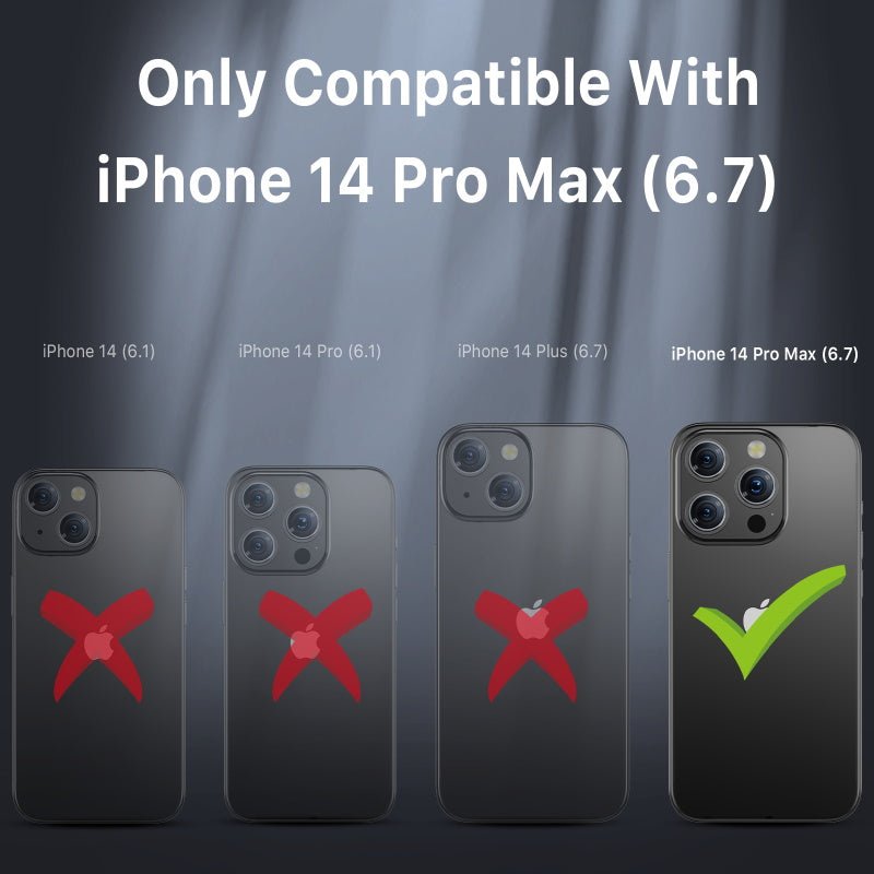 MyBat Pro Maverick Series MagSafe Case w/ Holster and Tempered Glass for Apple iPhone 14 Pro Max (6.7)iPhone 14 Pro Max