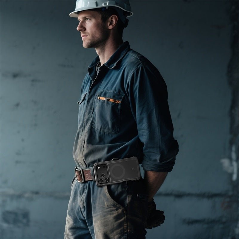 MyBat Pro Maverick Series MagSafe Case w/ Holster and Tempered Glass for Apple iPhone 17 Pro Max - Army GreenMyBat Pro