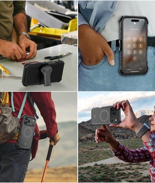 MyBat Pro Maverick Series MagSafe Case w/ Holster and Tempered Glass for Apple iPhone 17 Pro Max - Army GreenMyBat Pro