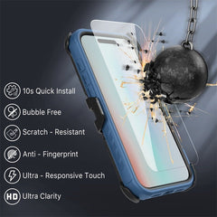 MyBat Pro Maverick Series MagSafe Case with Holster and Tempered Glass for Apple iPhone AirMyBat Pro