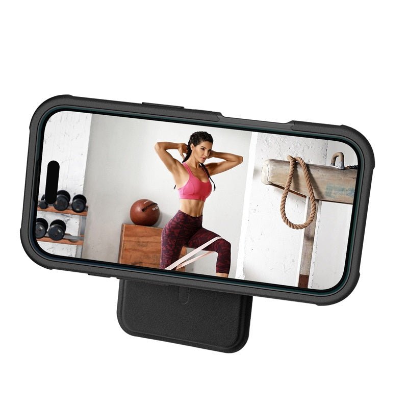 MyBat Pro Maverick Series Utility Edition MagSafe Case + MagStash MagSafe Wallet Folio for Apple iPhone 16