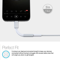 MyBat Pro MFi Lightning Connector to 3.5mm Adapter - WhiteMyBat Pro