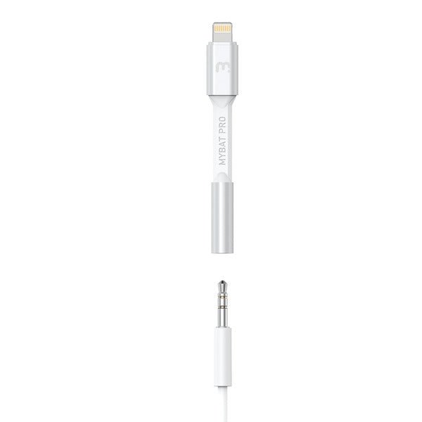 MyBat Pro MFi Lightning Connector to 3.5mm Adapter - WhiteMyBat Pro