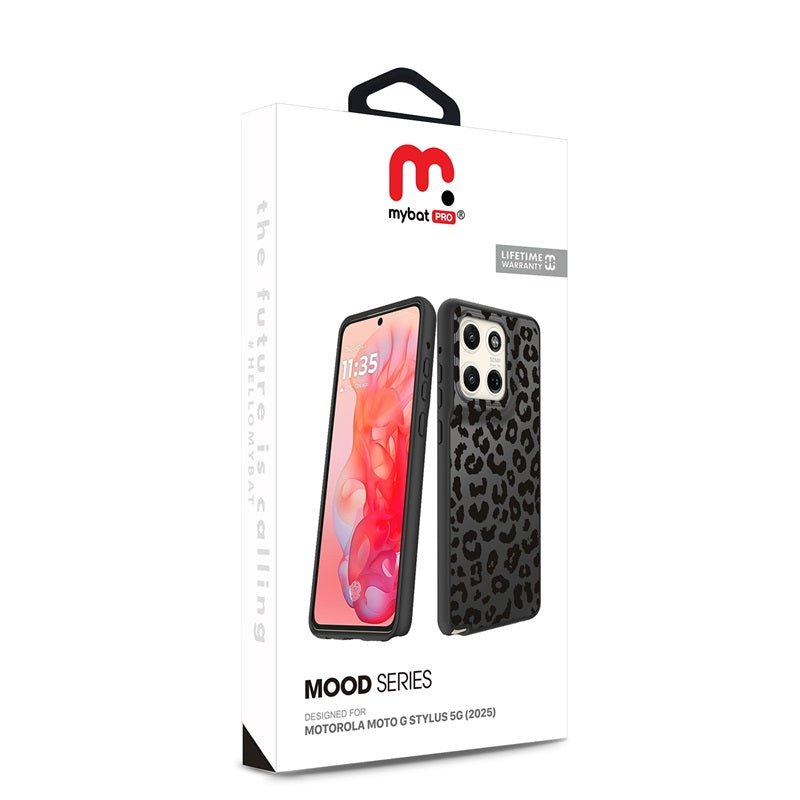 MyBat Pro Mood Series Case for Motorola Moto G Stylus 5G (2025) - Black LeopardMyBat Pro